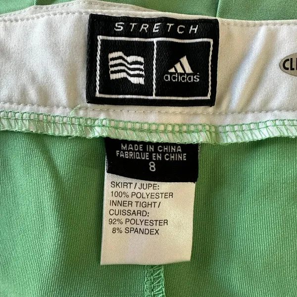 8 adidas Climacool Stretch Pleated Golf Skort Skirt Pickelball Tennis Core - Image 3