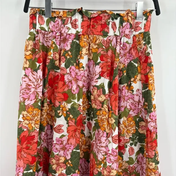 Zingara Swimwear Floral Vibrant Beach Pink Flowing Y2K Bohemian Size Small 26 - Image 3