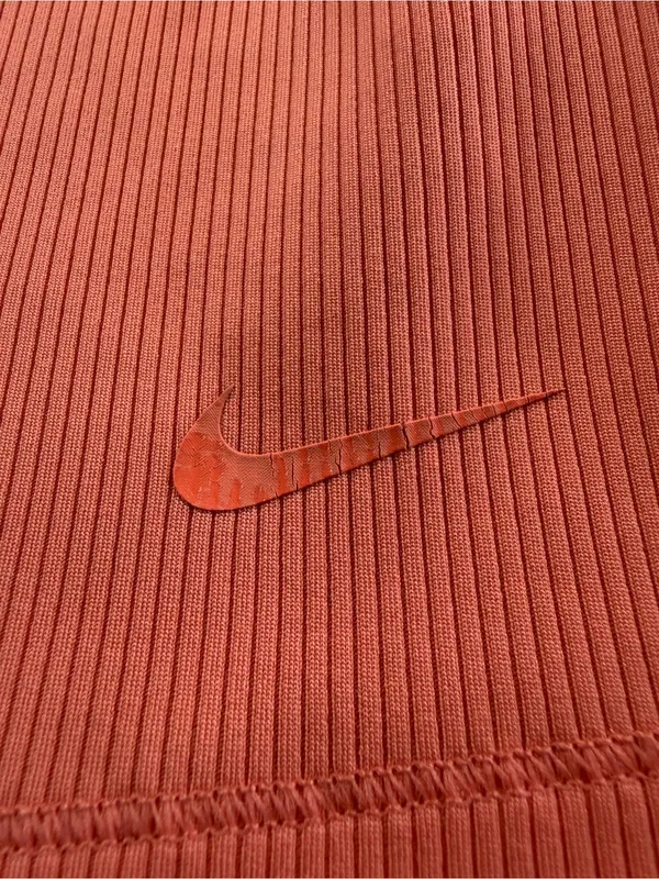 Nike Coral Ribbed Racerback Athletic Tank Top Size Small Yoga Workout - Image 2