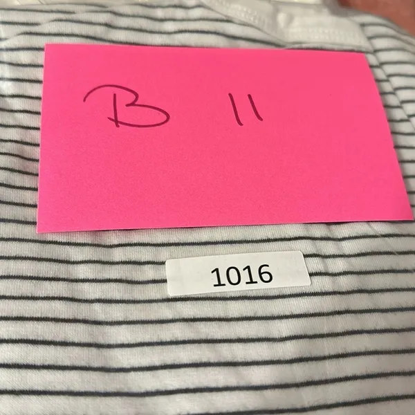 Adriano Goldschmied Striped T-Shirt Sz M - Image 7