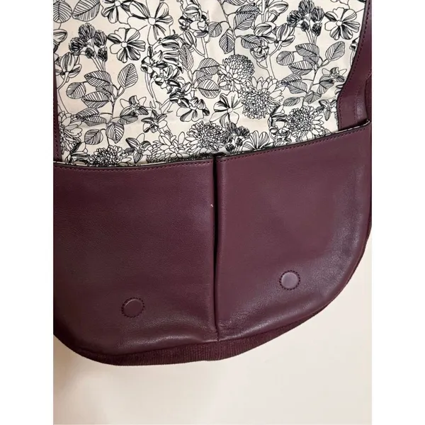 Vera Bradley Plum Leather Shoulder Bag - Image 5