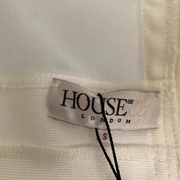 NWT House of CB Lafayette Cutout‎ Crop Top in White - Image 3