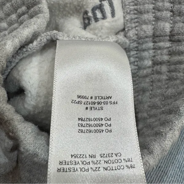 TNA Cozy Perfect Fleece Grey Sweat Shorts Women’s XS - Image 5