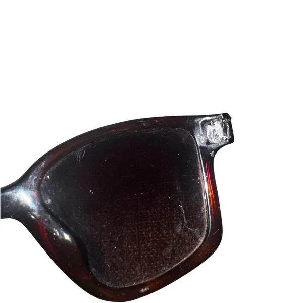 Authentic Fendi Black and Gold Striped Sunglass broken - Image 6