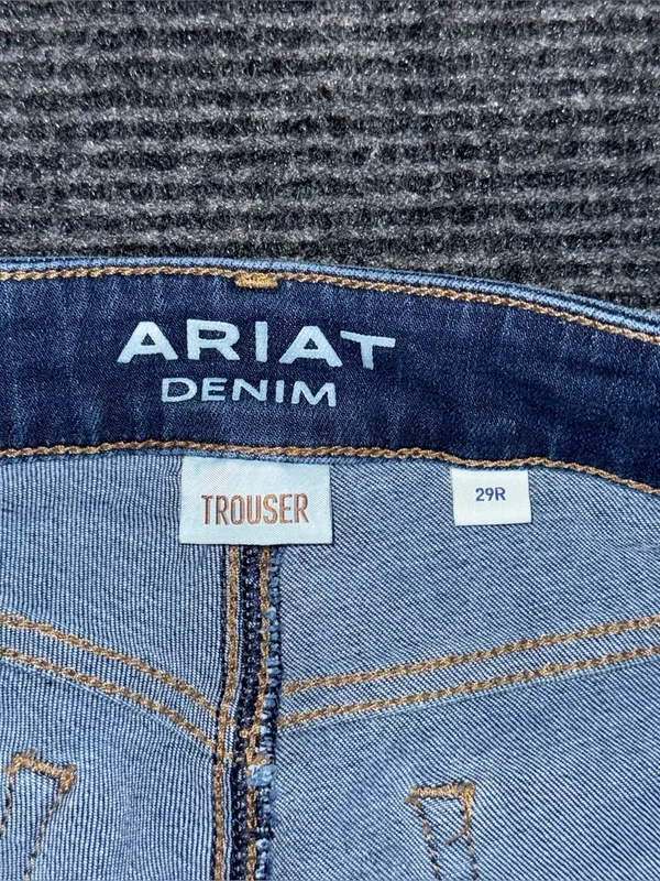 Ariat Women's Kelsea Trouser Mid Rise Stretch Wide Leg Jeans 29 R 10027695 EUC - Image 7