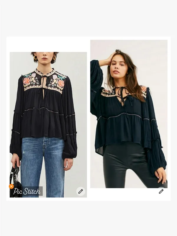 Free People In Vivid Color Swing Top - Image 2