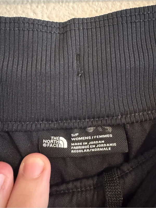 The North Face Black Joggers with Elastic Cuffs - Image 2