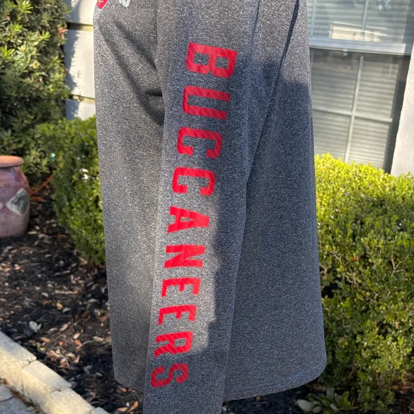 Tampa Bay Buccaneers NFL Team Apparel 1/4 zip pullover shirt - Image 3