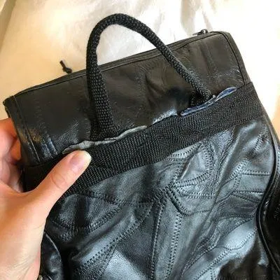 Wilson's Leather Genuine Leather Black Backpack - Image 4