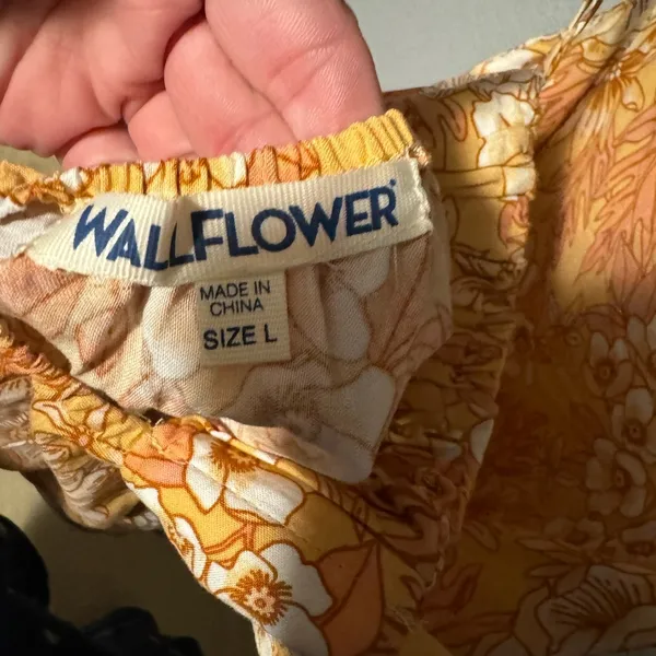 Wallflower Yellow Floral Dress - Image 3