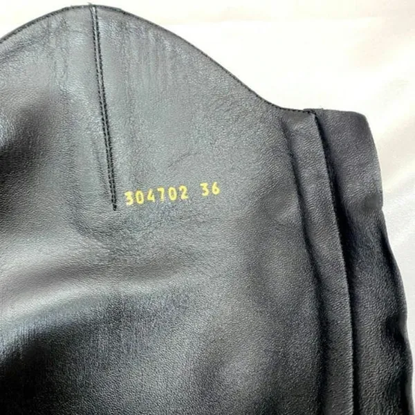 Black equestrian Gucci Elizabeth knee high boots sz 6 - Image 13