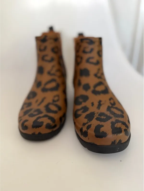 Hunter leopard print ankle rain boots - Image 7