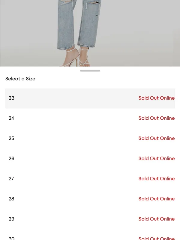 Aritzia Denim Forum The Joni High Rise Loose Jeans 29L Size 25 Blue - Image 4