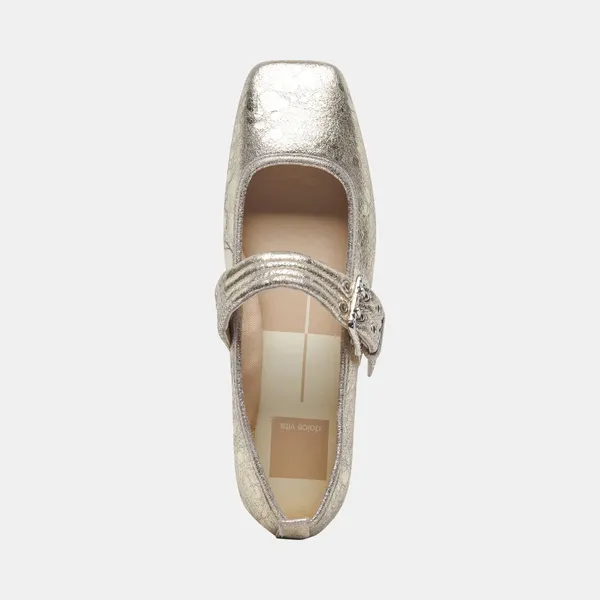 Dolce Vita Silver Flats Size 9 - Image 2