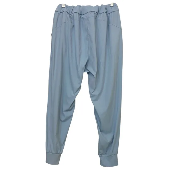 Sage Collective Women's Dusty Blue High Rise Drawstring Activewear Joggers L EUC - Image 7