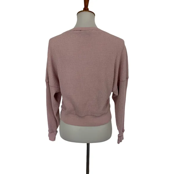 Out From Under Urban Outfitters Sweater XS Pink Knit Soft Cozy Cottagecore - Image 3