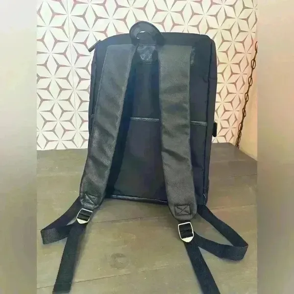Francine Tribeca Women In Business Laptop Backpack Solid Black‎ Teal Insi… - Image 7
