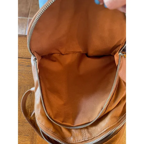 LIEBSKIND BERLIN ALITA LEATHER BACKPACK Tan - Image 6