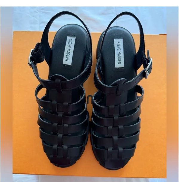 Steve Madden Sandals Black womans  - Image 2