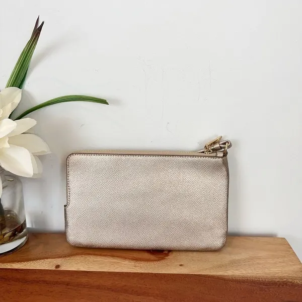 NWT Coach Double Zip Wallet In‎ Signature Canvas - Image 3