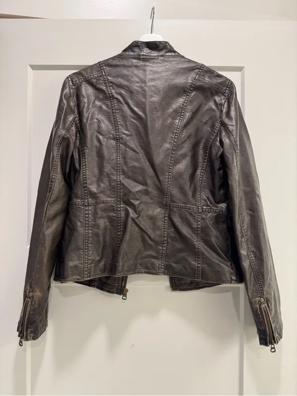 TCEC Faux Leather Moto Jacket - Image 5