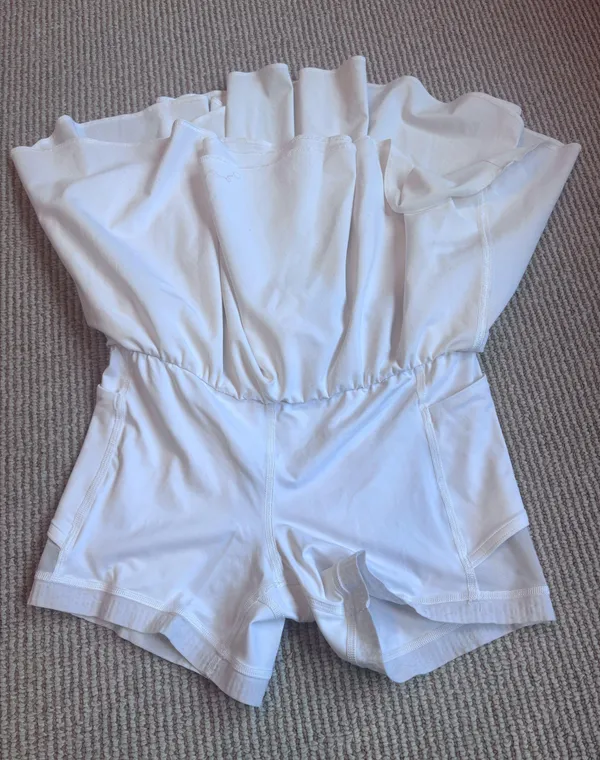 Lululemon Women's Court Rival High Rise Tennis Skirt Regular White Size 4 - Image 6