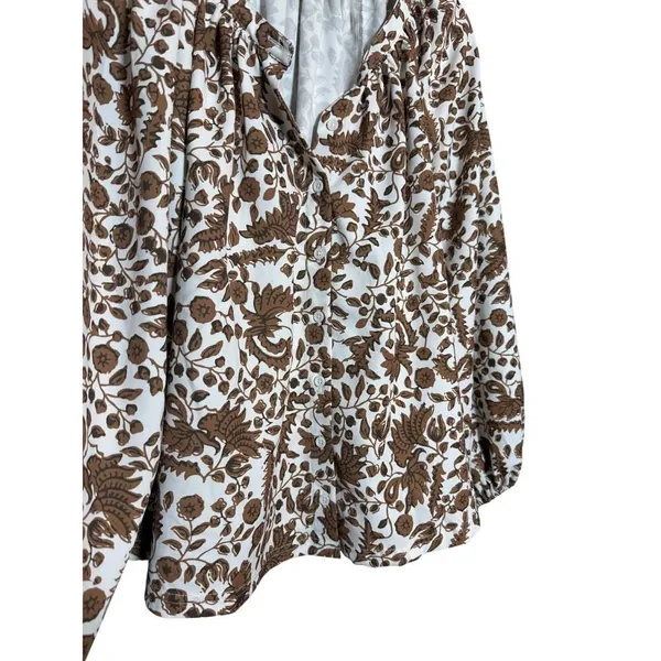 Smith & Quinn Dirty Dancing Balloon Sleeve Blouse Women’s Size S - Image 4