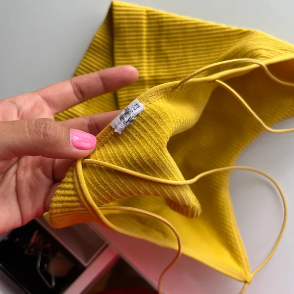 Ellie Seamless Yellow Tank Top - Image 6