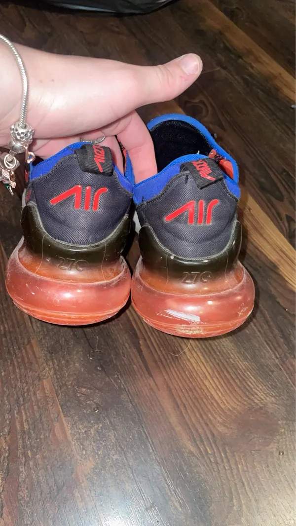 Nike Air Max 270 Shoes Women’s 10 'BLACK BRIGHT CRIMSON' - Image 3