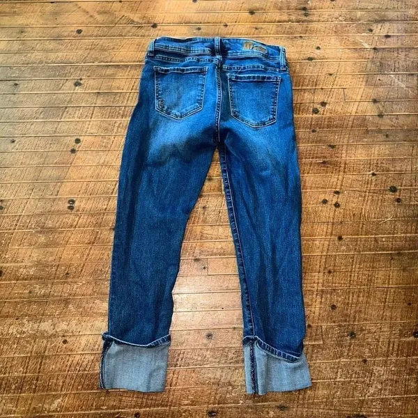 Kut from the Kloth size 4 cuffed luxe cropped jeans - Image 4