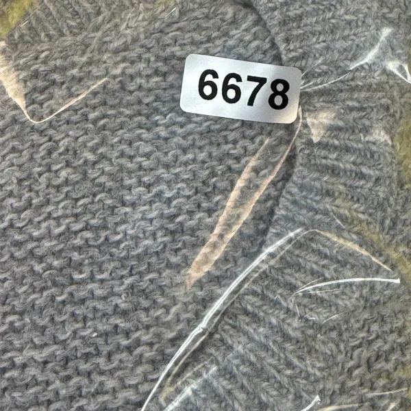 Madewell Womens Gray Textured Cotton Blend Crew Neck Sweater Large‎ F3447 FA16 - Image 8