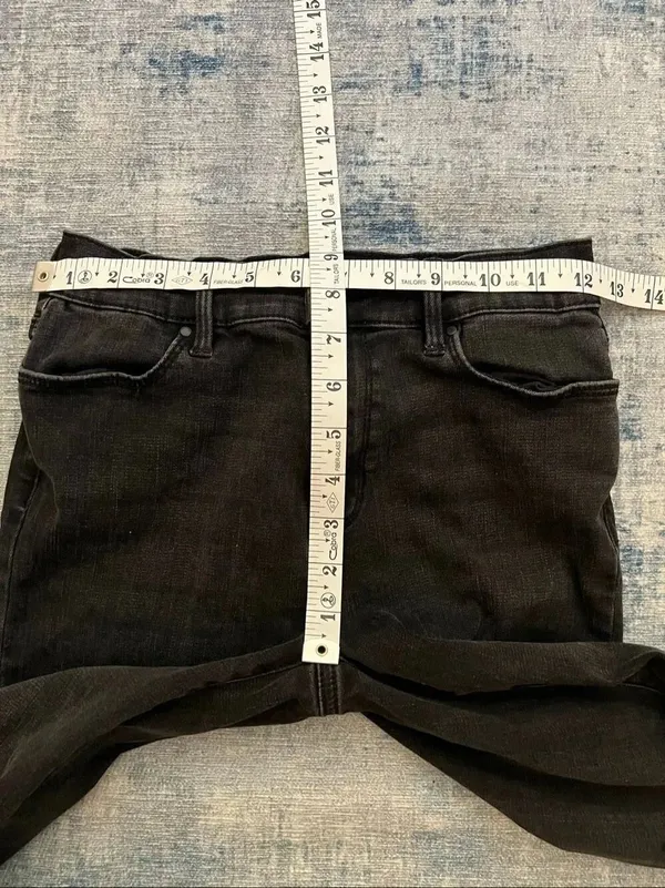 PacSun Black Distressed Busted Knee High Rise Ankle Jegging Women's 25" - Image 7