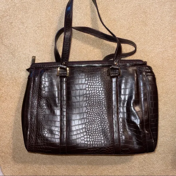 Diane Von Furstenberg - Brown Leather Briefcase - Image 3