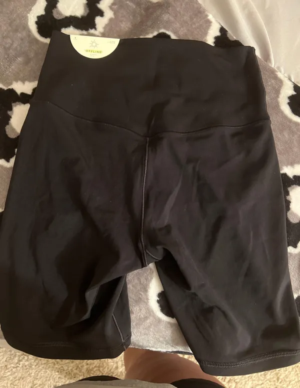 Black Biker Shorts - Image 2