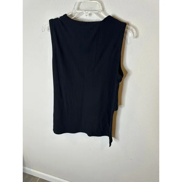 RIPE Black‎ Ribbed Sleeveless Nursing Tank Top Women's M - Image 3