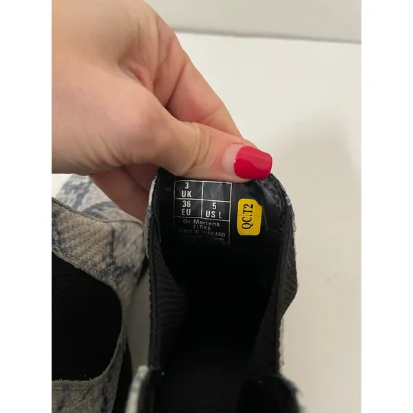Dr. Martens Flora Asciano Slip On Chelsea Ankle Bootie Gray Size 36/US 6.5 NEW - Image 10