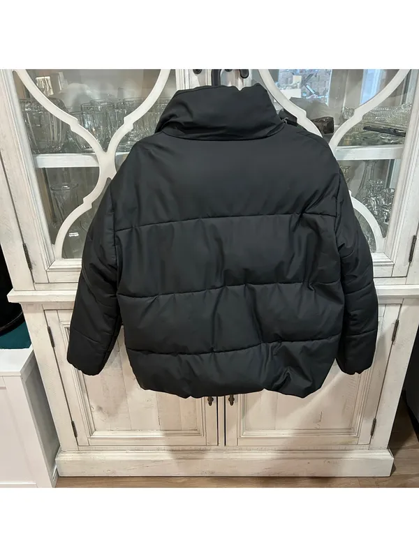 New Look Black Oversized Puffer Jacket High Neck Winter Coat Women’s US 6 - Image 5