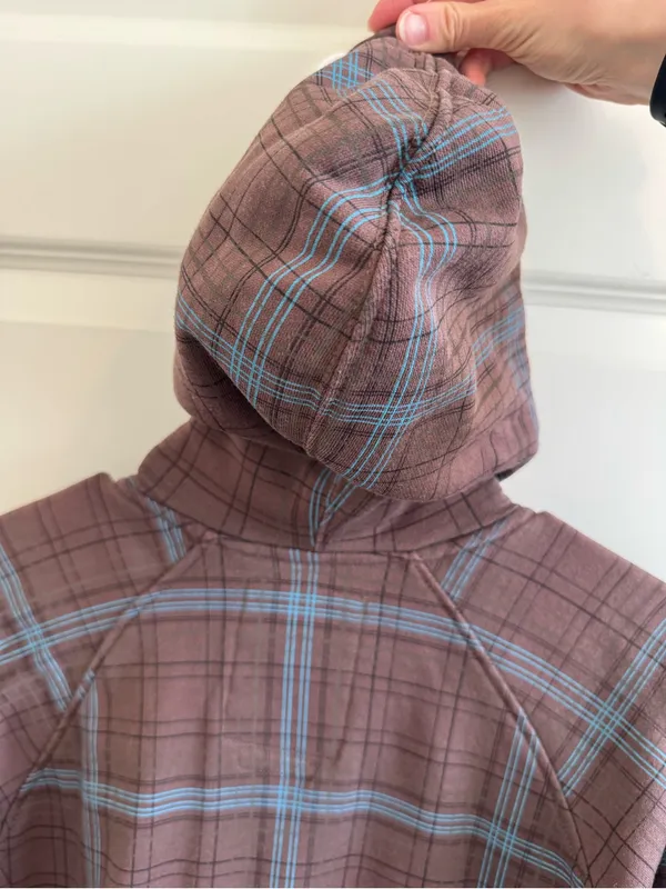 Helly Hansen Plaid Brown And Blue Zip-up Jacket - Image 5