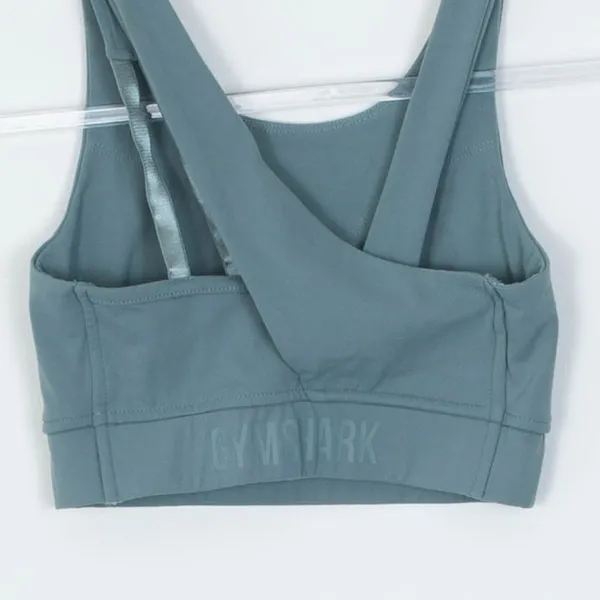Gymshark Captivate Sports Bra Turquoise‎ Size XS - Image 7