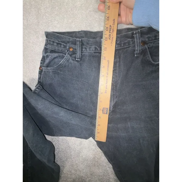 VTG Women's 90s Gray Denim Wrangler Jeans WPL6428‎ 15x32 (30x32) Cowgirl Cut - Image 8