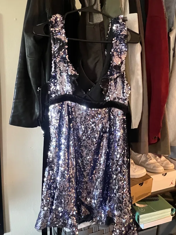Free People Siren Sequin Mini Dress - Image 3