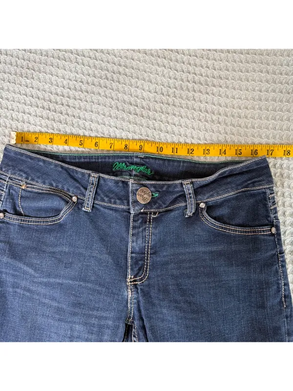 Wrangler Boot Cut Jeans Women Juniors 11/12x36 Embellished Cowgirl Western Rodeo - Image 5