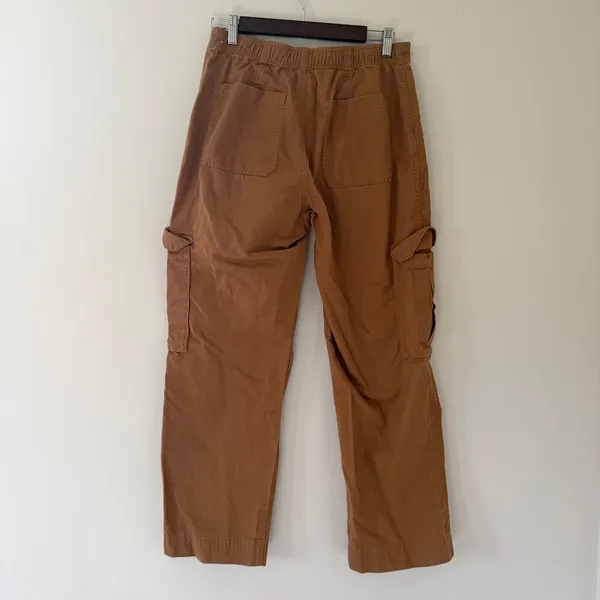Abercrombie & Fitch 100% Cotton Cargo Pants Size 29/8 Short Casual Relaxed Fit‎ - Image 6