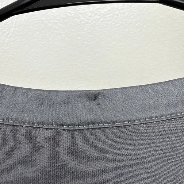 Majestic Filatures Top Womens Size 3 Grey Cotton Cashmere Silk Back Split Neck - Image 10