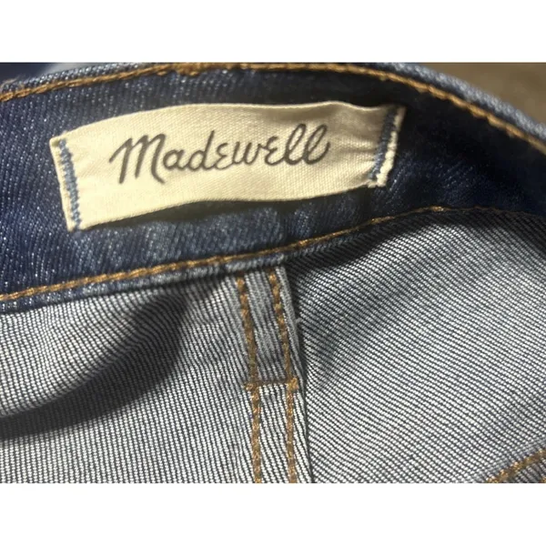 Madewell Perfect Vintage Crop Blue Jeans Women Sz 26 Distressed Classic Staple - Image 7