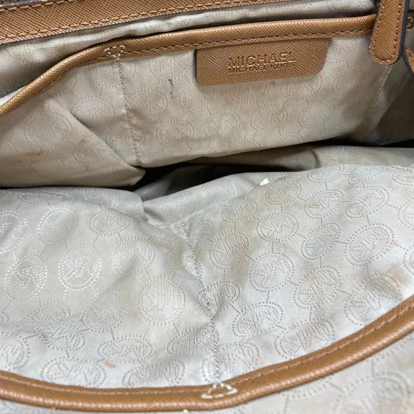 Michael Kors Medium Brown Leather Handbag - Image 11