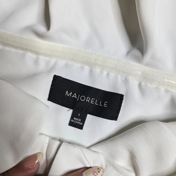 Majorelle Stefano White Bustier Top Size: S - Image 4