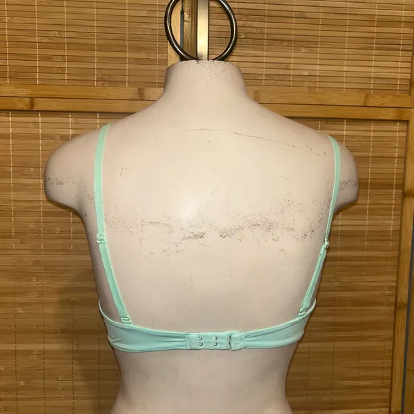 Victoria’s Secret PINK blue lightly lined underwire bra womans 34b - Image 3