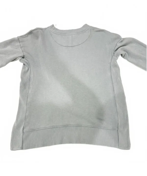 Aerie Oversized Slate Gray Blue Cozy Sweatshirt XS - Image 3
