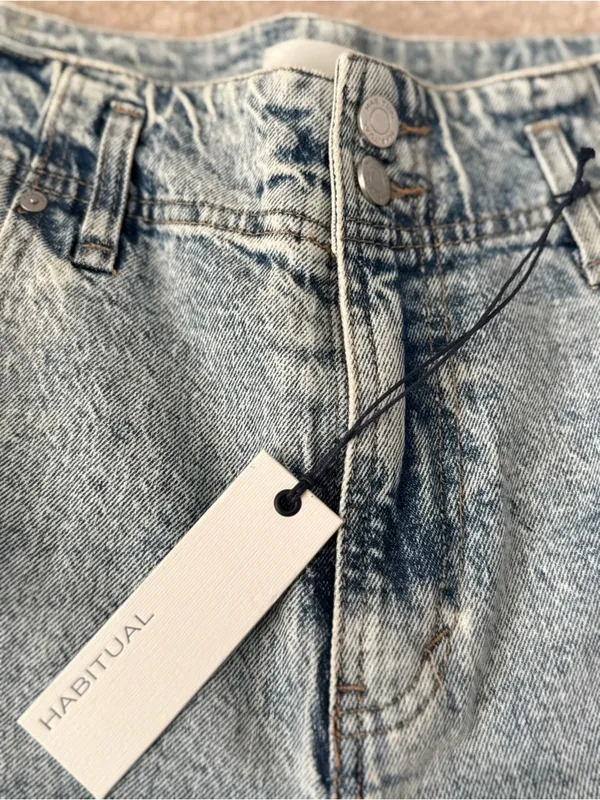 NWT Habitual Emmette High Waist Wide Leg‎ Acid Wash Trouser Jeans - Image 3